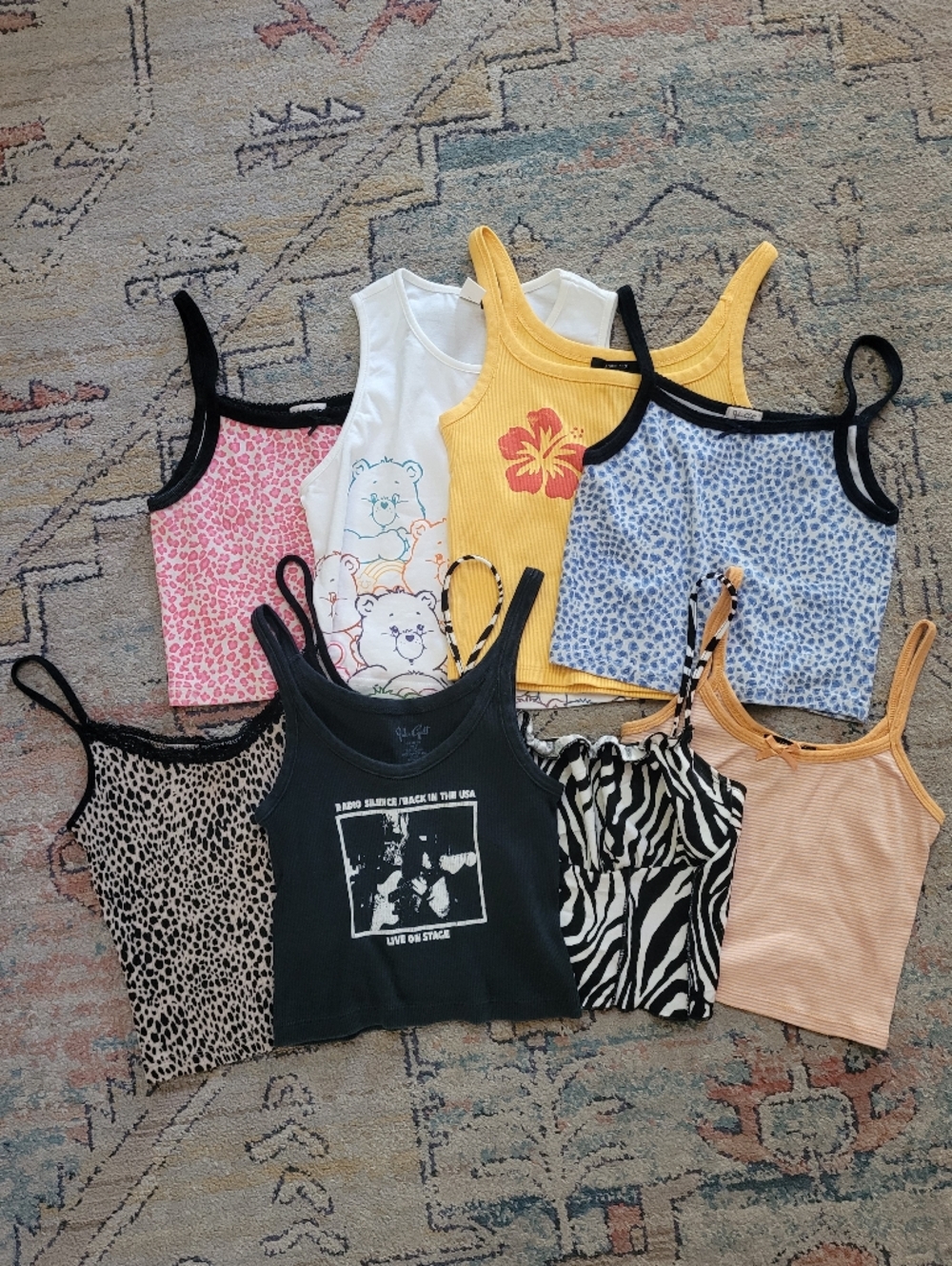 Brandy Melville John Galt Tank Top Lot Care Bears Shirts Tops Small Medium